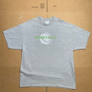 2011 Moneyball Movie Promo T Shirt Brad Pitt Jonah Hill Chris Pratt Size XL